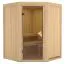 Sauna Aurora 03, 68 mm Wandstärke - 151 x 151 x 198 cm (B x T x H)