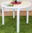 Tisch Kiefer massiv Vollholz weiß Junco 235A (rund) - Durchmesser 100 cm
