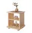 TV-Lowboard Massivholz Farbe: Natur 49x51x49 cm