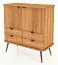 Kommode Rolleston 19 Kernbuche massiv geölt - Abmessungen: 102 x 97 x 46 cm (H x B x T)