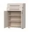 Schlichter Schuhschrank mit zwei Schubladen Neiafu 107, Farbe: Kaschmir, zwei Holzeinlegeböden, Soft-Close-System, verstellbare Füße, Maße: 117 x 76 x 36 cm