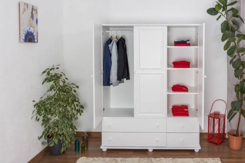 Kleiderschrank Kiefer massiv
