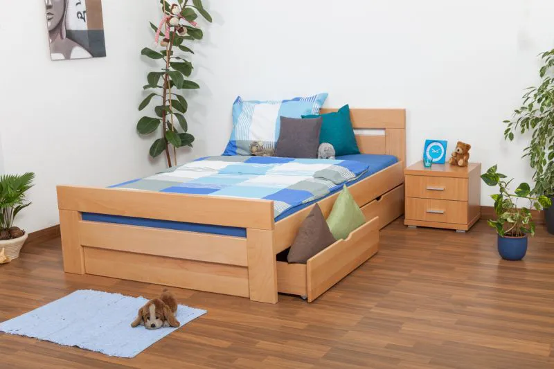 Kinder Stauraumbett