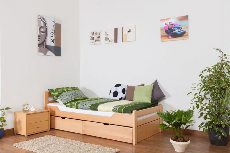 Bett mit Schubladen 90x200