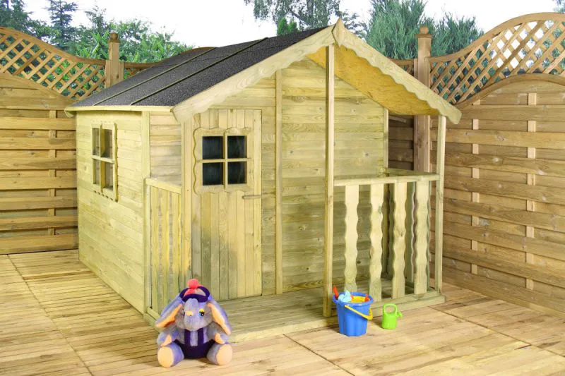 Kinderspielhaus 6 Lea - Abmessungen: 210 x 171 cm