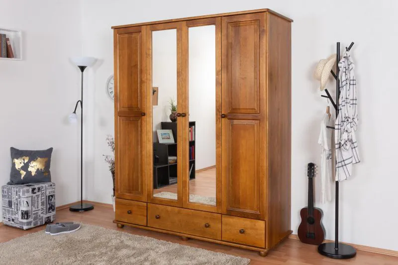 Schlafzimmer - Kleiderschrank mit Spiegel Abbildung