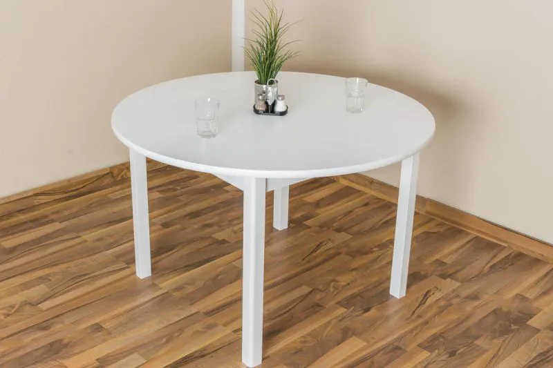 Holztisch 120 x 120 cm Abbildung