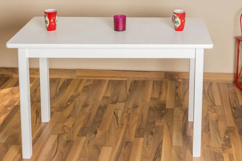 Tisch 60x120 cm, Farbe: Weiß Abbildung