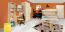 Jugendzimmer - Regal Gabriel 13, Farbe: Eiche Braun / Creme - 190 x 100 x 32 cm (H x B x T)