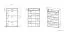 Schuhschrank Vacaville 15, Farbe: Sonoma Eiche hell - Abmessungen: 126 x 80 x 34 cm (H x B x T), mit 3 Türen, 1 Schublade und 6 Fächern