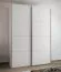 Kleiderschrank / Schiebetürenschrank | 11 Fächer | 10 Einlegeböden | 245,5 x 170 x 64 cm | 2 Kleiderstangen | 2 Schiebetüren | Farbe: Weiß | Soft-Close