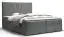 Boxspringbett mit Stauraum Pirin 19, Farbe: Grau - Liegefläche: 140 x 200 cm (B x L)