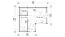 Ferienhaus F37 mit Terrasse & Fußboden | 41,1 m² | 70 mm Blockbohlen | Naturbelassen | Fenster 2-Hand-Dreh-Kippsystematik