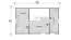 Ferienhaus F52 mit 2 Etagen | 98,5 m² | 70 mm Blockbohlen | Naturbelassen | Fenster 1-Hand-Dreh-Kippsystematik