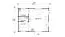 Ferienhaus F51 mit 5 Räumen & Schlafboden | 40,23 m² | 70 mm Blockbohlen | Naturbelassen | inkl. Fußboden & Isolierverglasung