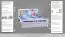 Doppelbett "Easy Premium Line" K8 inkl.1 Abdeckblende, 160 x 200 cm Buche Vollholz massiv weiß lackiert