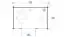Gartenhaus G209 mit großen Glasflächen, inkl. Fußboden, Schwedenrot, 34 mm Blockbohlen, 13,80 m², Pultdach, Türen/Fenster aus Kiefer, Isolierverglasung