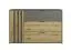 Kommode / Sideboard mit drei Schubladen Dionysos 05, eine Tür, Farbe: Eiche Artisan / Graphitgrau, zwei Fächer, modernes Design, Maße: 79,5 x 125 x 35 cm