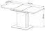 Esstisch Teem ausziehbar | Farbe: Eiche Artisan / Graphit | Säulentisch | stabile Tischplatte | 110-150 x 70 x 80 cm | für 4–6 Personen | Zweifarbenoptik