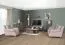 Vitrine Cuenca 01, Farbe: Eiche / Grau - Abmessungen: 209 x 60 x 39 cm (H x B x T)