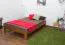 Futonbett Kiefer 120 x 200 cm Eiche mit Lattenrost