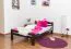 Bett 120 x 200 cm Buche Schokobraun