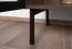 Vitrinenschrank mit zwei Glastüren Chaabane 01 | Farbe: Eiche Dunin / Schwarz | inkl. LED-Beleuchtung | Beine & Griffe: Metall | Maße: 194,5 x 91,5 x 39 cm