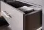 Schmaler Kleiderschrank Hannut 39, Farbe: Anthrazit - Abmessungen: 190 x 100 x 56 cm (H x B x T)