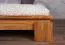 Doppelbett Tasman 01 Wildeiche massiv geölt - Liegefläche: 160 x 200 cm (B x L)