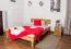 Bett Eiche massiv 140 x 200 cm geölt Abbildung