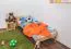 Kinderbett 80 x 200 cm | Massivholz: Kiefer | Natur Lackiert Abbildung