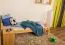 Kinderbett 80 x 200 cm | Massivholz: Kiefer | Natur Lackiert Abbildung