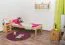 Kinderbett 80 x 200 cm | Massivholz: Kiefer | Natur Lackiert Abbildung