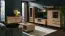 Kommode Kanel 08, Farbe: Eiche / Anthrazit - Abmessungen: 83 x 160 x 41 cm (H x B x T)