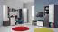 Jugendzimmer TV Unterschrank Ohey 08, Farbe: Dunkelgrau / Hellgrau - Abmessungen: 45 x 120 x 50 cm (H x B x T)