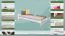 Futonbett Kiefer 90 x 200 cm Weiß