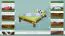 Futonbett Kiefer 120 x 200 cm Eiche mit Lattenrost