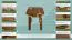 Holzhocker Eiche