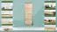 Schuhkipper Kiefer Holz massiv, Farbe: Natur 150x58x29 cm, Schuhschrank Schuhkommode