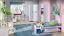 Kinderzimmer - Schrank Frank 05, Farbe: Weiß / Rosa - 189 x 45 x 40 cm (H x B x T)