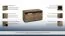 TV-Unterschrank / TV-Möbel geölt / gewachst Fazenda 10, Soft Close System, Dunkelbraun, Eiche teilmassiv, Maße: 69 x 119 x 51 cm, mit zwei Schubladen