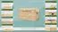 Truhe Kiefer massiv Vollholz natur 184 – Abmessung: 44 x 68 x 43 cm (H x B x T)