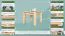 Massivholz Couchtisch Loungetisch Kiefer Natur 50x60x60 cm, Wohnzimmertisch Beistelltisch Clubtisch massiv