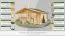 Gartenhaus SA17 - 44 mm Blockbohlenhaus, Grundfläche: 19,90 m², Satteldach