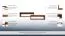 Hängeregal / Wandregal Catamarca 03, Farbe: Nuss - 39 x 140 x 20 cm (H x B x T)