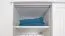 92 cm breiter Kleiderschrank mit 2 Türen | Farbe: Weiß Abbildung