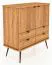 Kommode Rolleston 19 Kernbuche massiv geölt - Abmessungen: 102 x 97 x 46 cm (H x B x T)