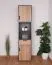 Jugendzimmer Schrank Sprimont 05, Farbe: Grau / Eiche - Abmessungen: 195 x 45 x 40 cm (H x B x T)