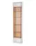 Regal Minnea 12, Farbe: Weiß / Eiche - Abmessungen: 240 x 57 x 22 cm (H x B x T)