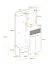 Garderobe mit Spiegel Sviland 03, Farbe: Eiche Wellington / Weiß - Abmessungen: 200 x 120 x 35 cm (H x B x T), mit vier Haken